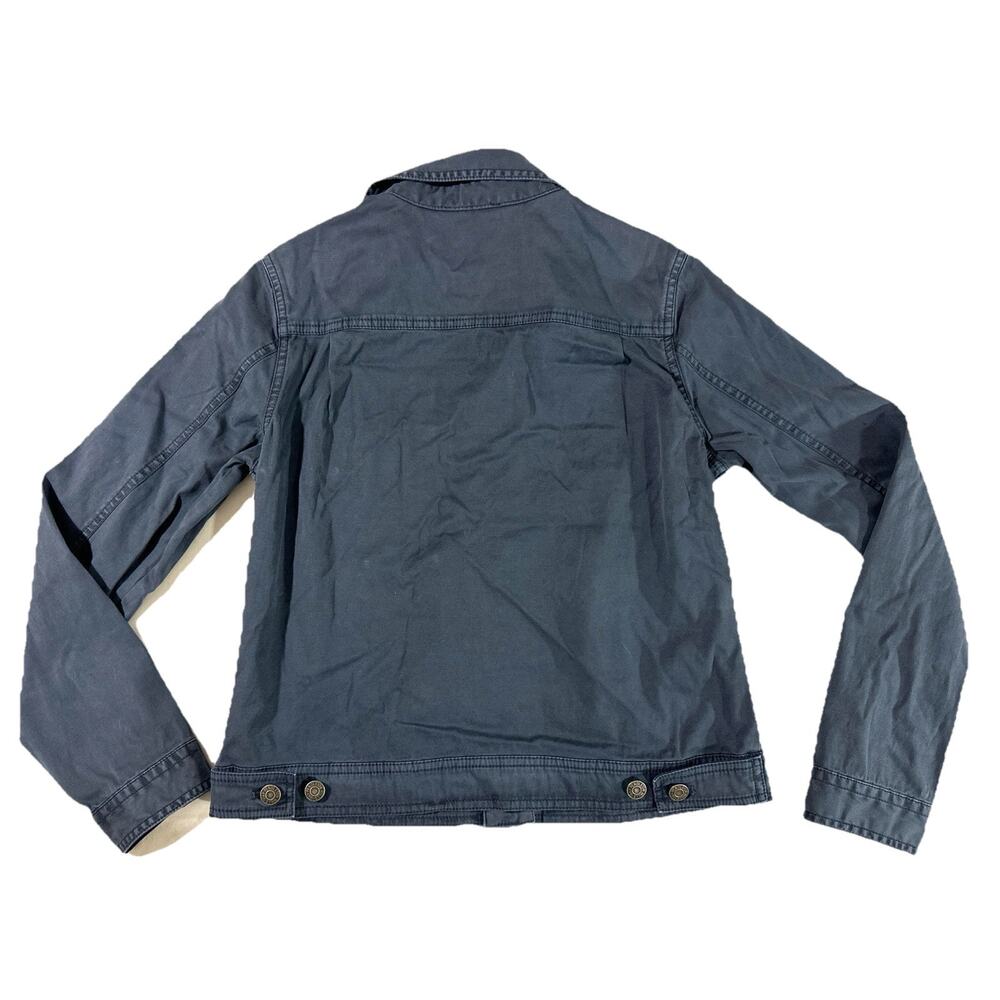 Pendleton Women’s Utility Jacket Blue Cotton Stretch Button Front XS - Picture 10 of 10
